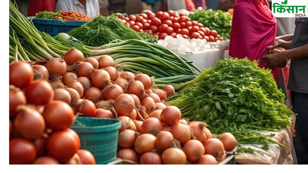 Onion and tomato price