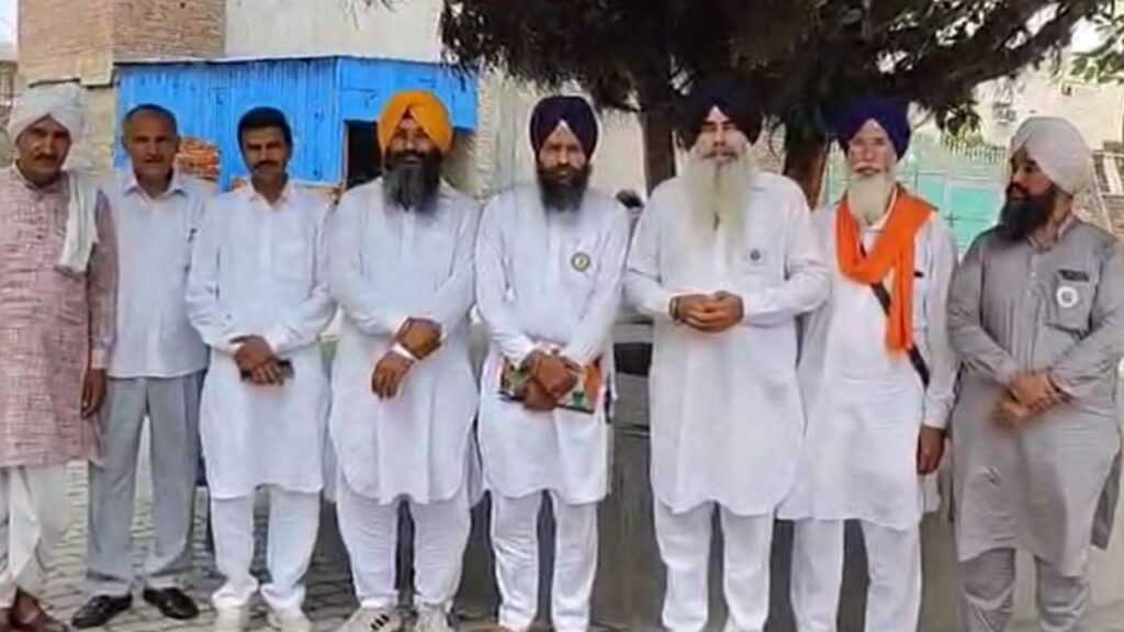 Farmers protest against haryana govt