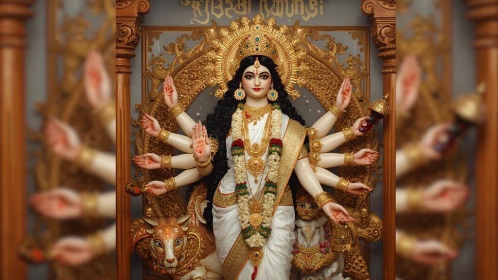 Navratri Day 2 Pujan: सुबह सूर्योदय के बाद स्नान करके स्वच्छ वस्त्र पहनें और पूजा स्थल पर बैठकर संकल्प लें. गंगाजल से शुद्धिकरण करें, दीपक जलाएँ और “ॐ ब्रह्मचारिण्यै नमः” मंत्र का जप करें. मां को लाल या पीले वस्त्र, चंदन, पुष्प, कुमकुम और मिश्री अर्पित करने से पूजा पूर्ण मानी जाती है.