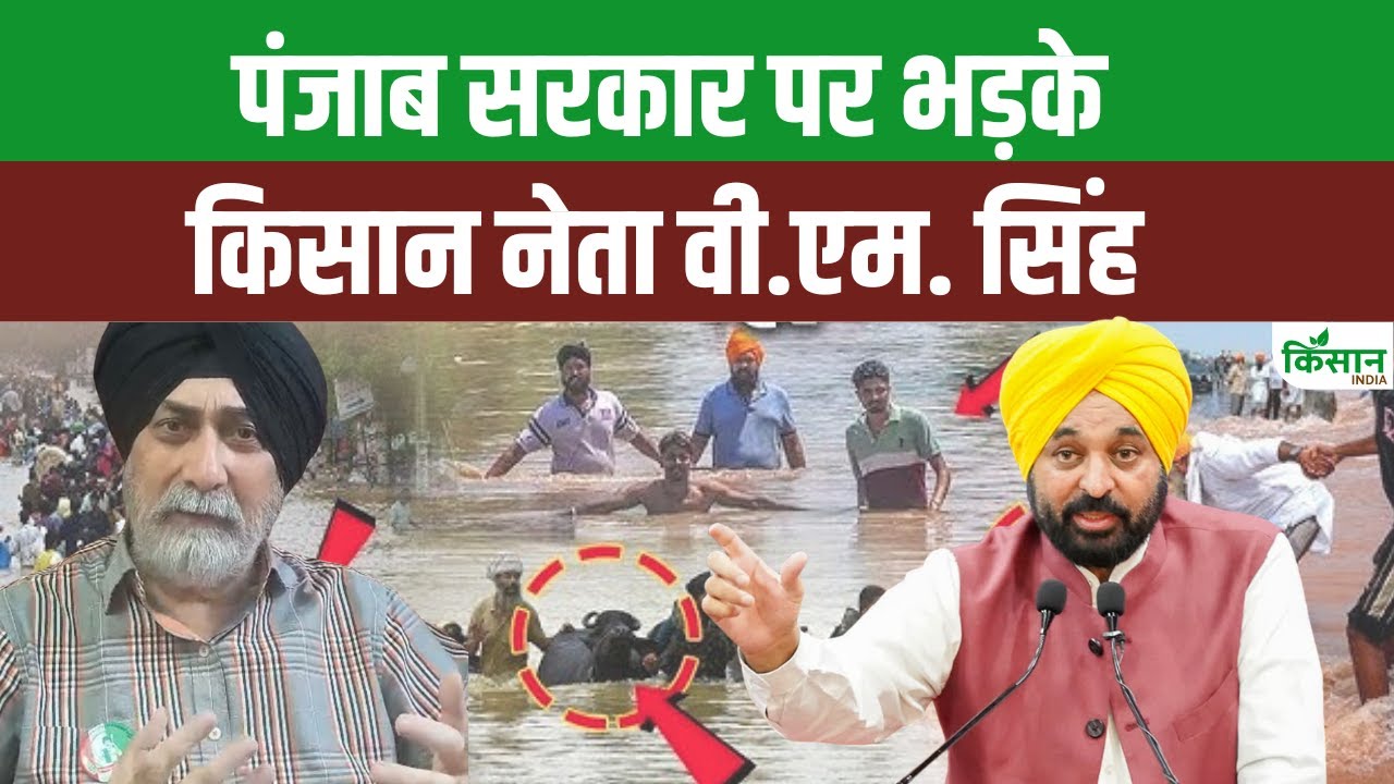 पंजाब में बाढ़ से किसान बेहाल, लाखों हुए बेघर…खेत पूरी तरह जलमग्न