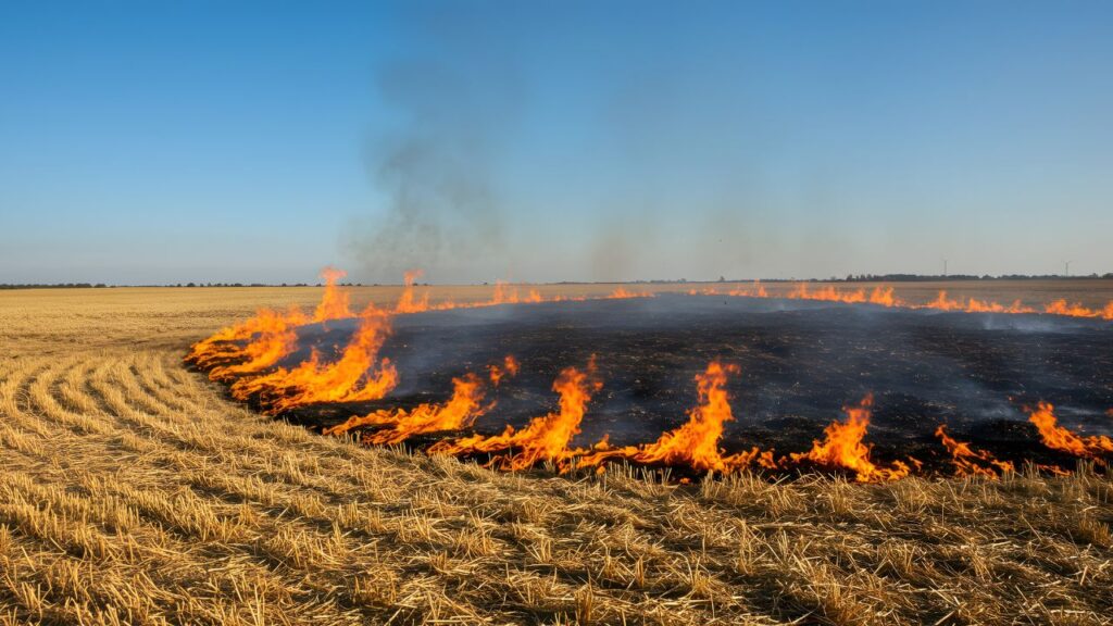 stubble burning