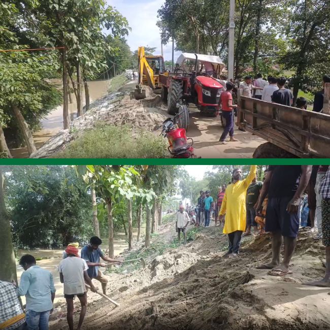 Bagmati River flood in bihar