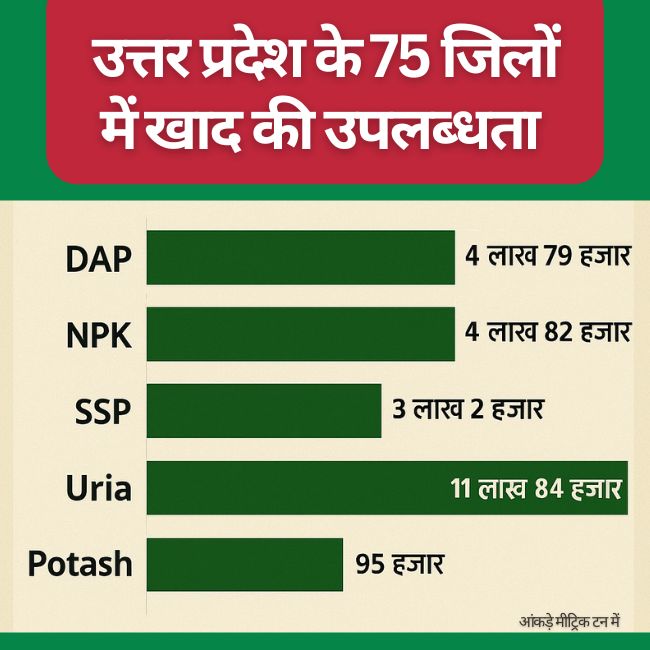 Fertilizer stock in Uttar Pradesh