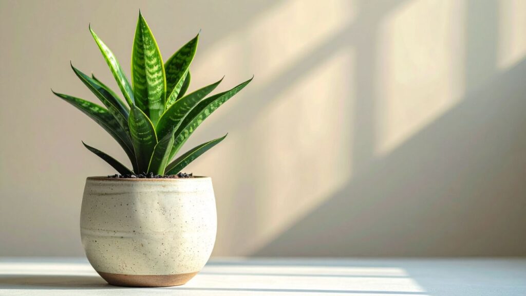 Snake Plant – यह पौधा घर की हवा को शुद्ध करता है और रात में भी ऑक्सीजन छोड़ता है. इसे ज्यादा धूप या पानी की जरूरत नहीं होती, इसलिए घर के किसी भी कोने में आसानी से लगाया जा सकता है.