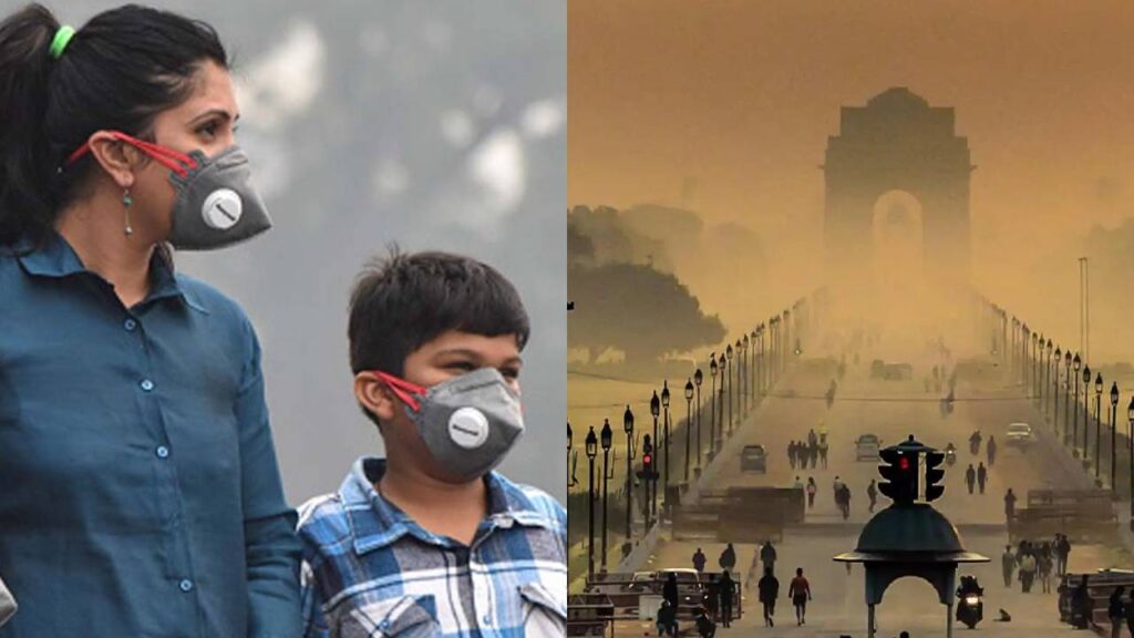 Delhi-NCR Air Quality Turns Hazardous: AQI Crosses 500, Residents Face Eye Irritation and Breathing Problems