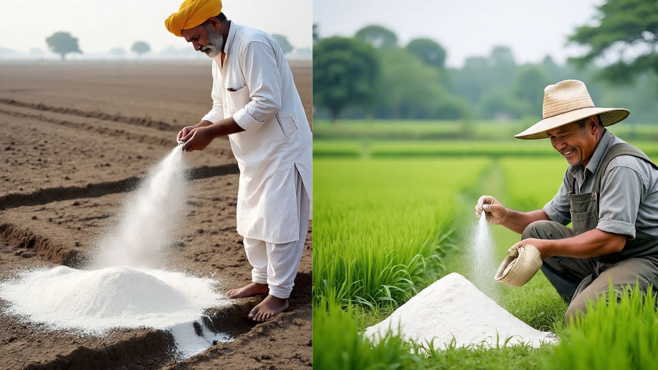 Soil Fertility White Lime Powder How To Make Acidic Soil Fertile