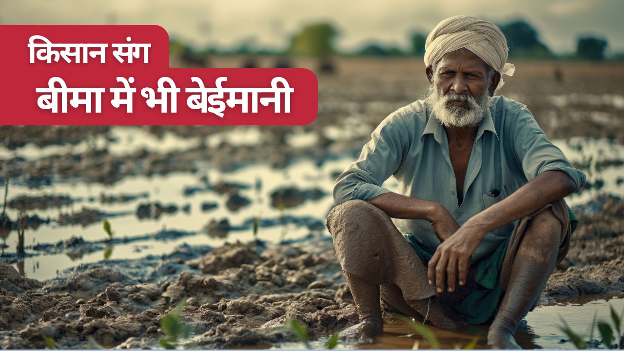 बीमा में बेईमानी : कहीं और हुआ फसल को नुकसान , बीमा राशि पहुंची कहीं और