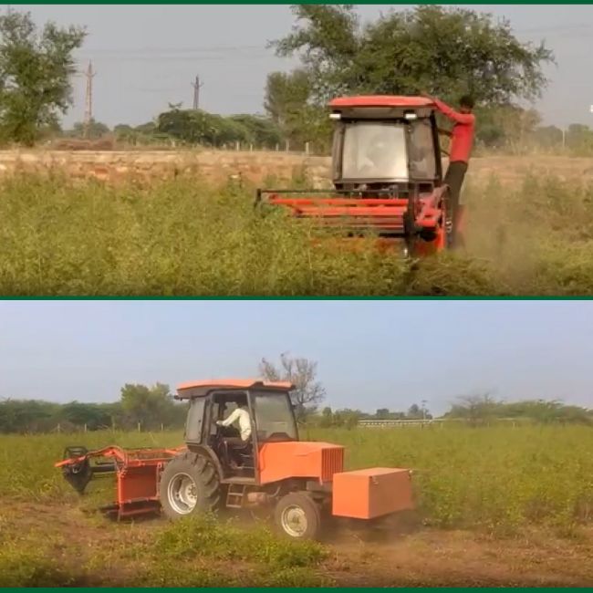 henna harvester machine 