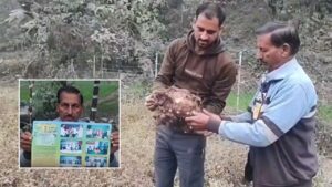 ऑर्गेनिक तरीके से जिमीकंद उगाकर पुरस्कृत हुए किसान श्यामलाल, अब खेती का तरीका सीखने आ रहे लोग