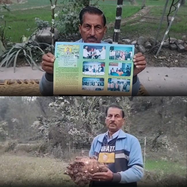 progressive farmer Shyamlal thakur