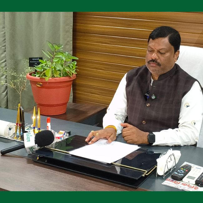 Chhattisgarh Medicinal Plants Board Chairman Vikas Markam