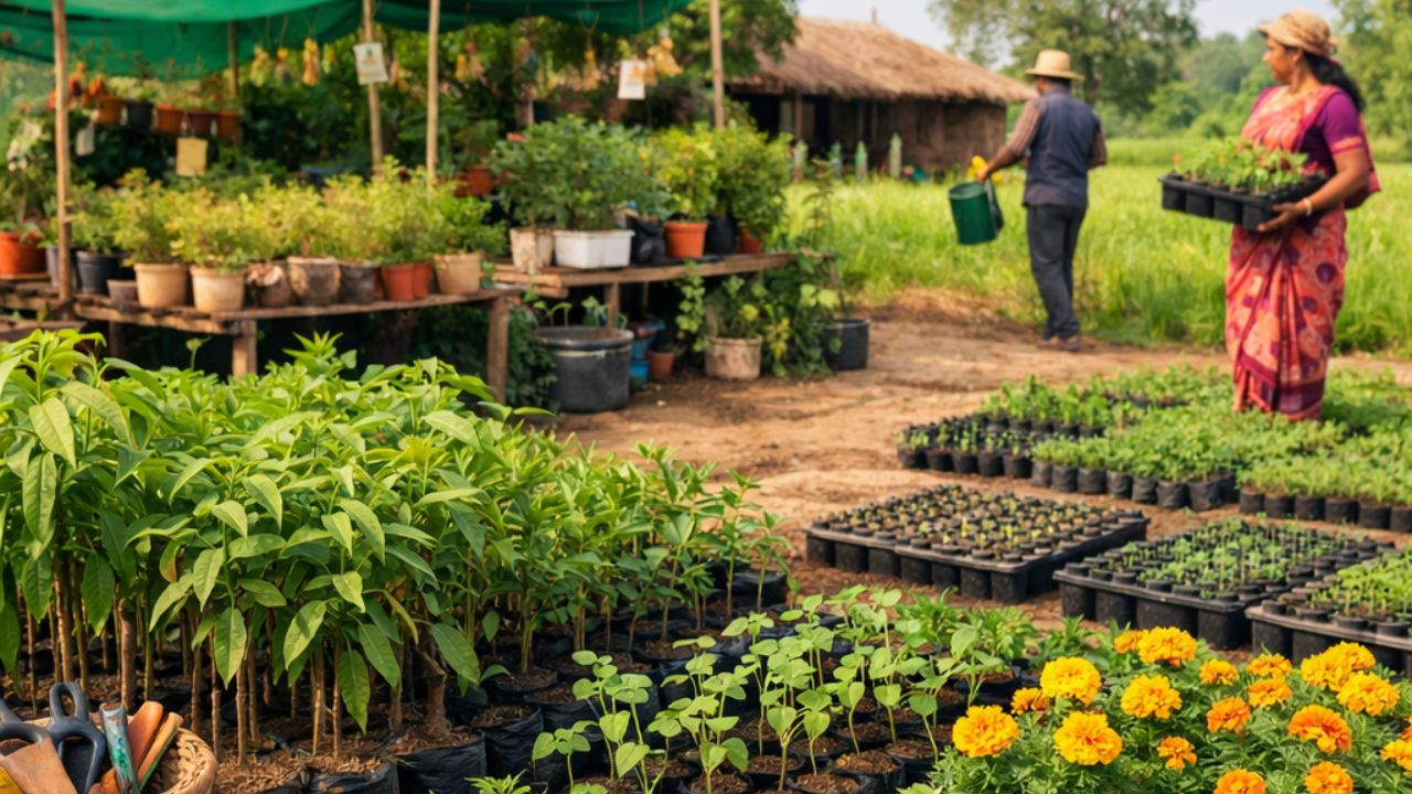 Bihar Chhoti Nursery Yojana 2026 Start Home Nursery With Government Subsidy Rural Business Ideas
