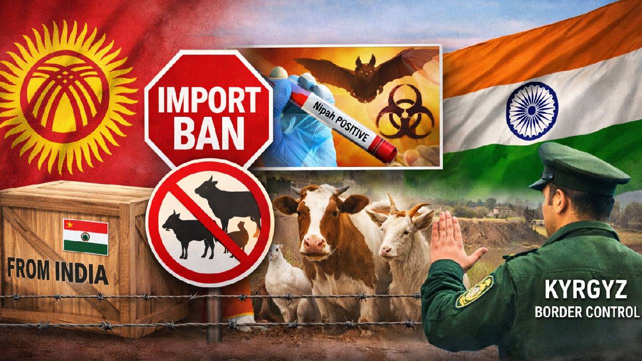 Kyrgyzstan Bans Animal And Livestock Imports From India Amid Nipah Virus Alert Preventive Health Measures
