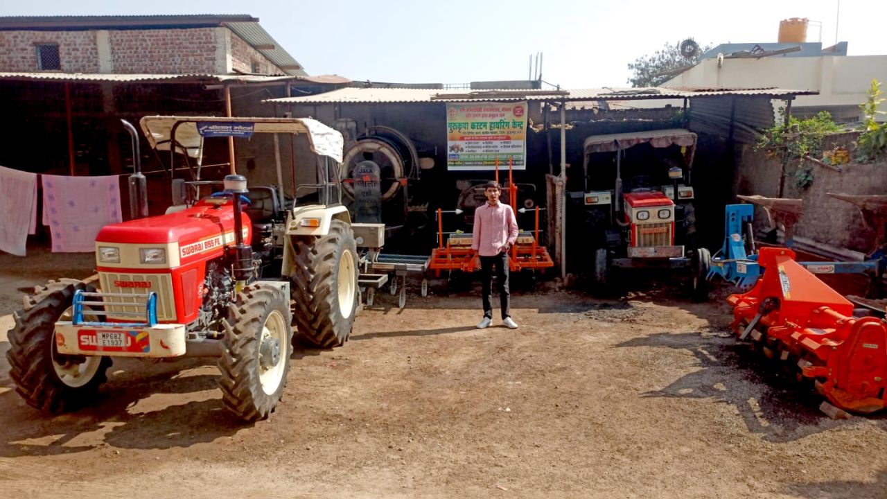 Madhya Pradesh Farmer Prateek Patil Earn Rs 2 5 Lakh In 60 Days Through His Custom Hiring Center Via Rent Out Agricultural Machinery To Other Farmers