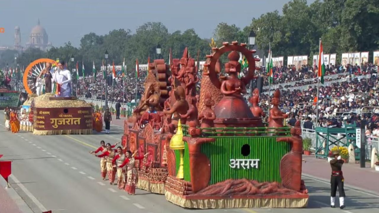 Republic Day 2026 Parade Uttar Pradesh Jhanki Theme Showcased Culture Of Bundelkhand And Manipur Theme Global Market Access Of Agricultural Sector