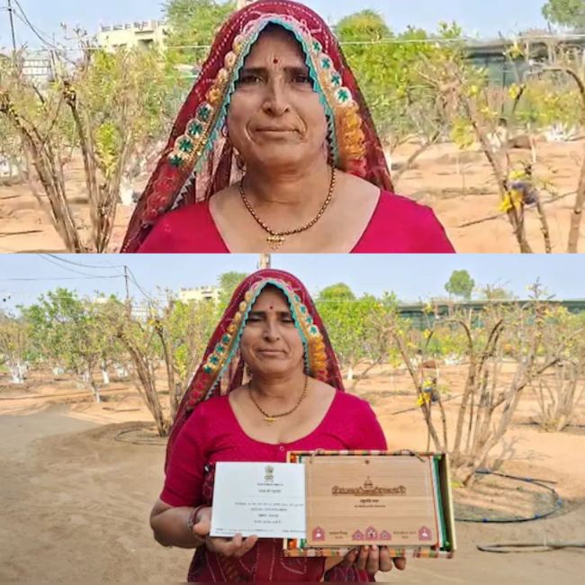Santosh Devi farmer from Sikar Rajasthan