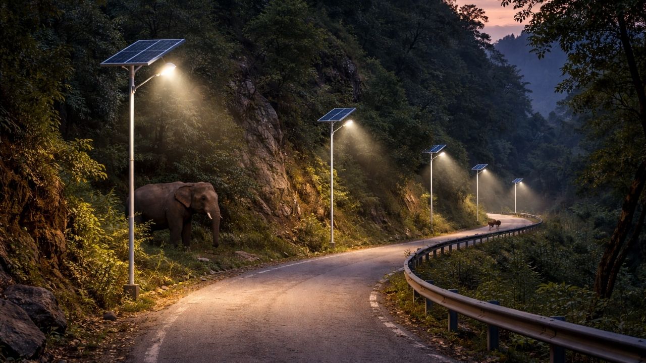 Uttarakhand Major Initiative By Forest Department These Solar Lights Remove Fear Of Animals