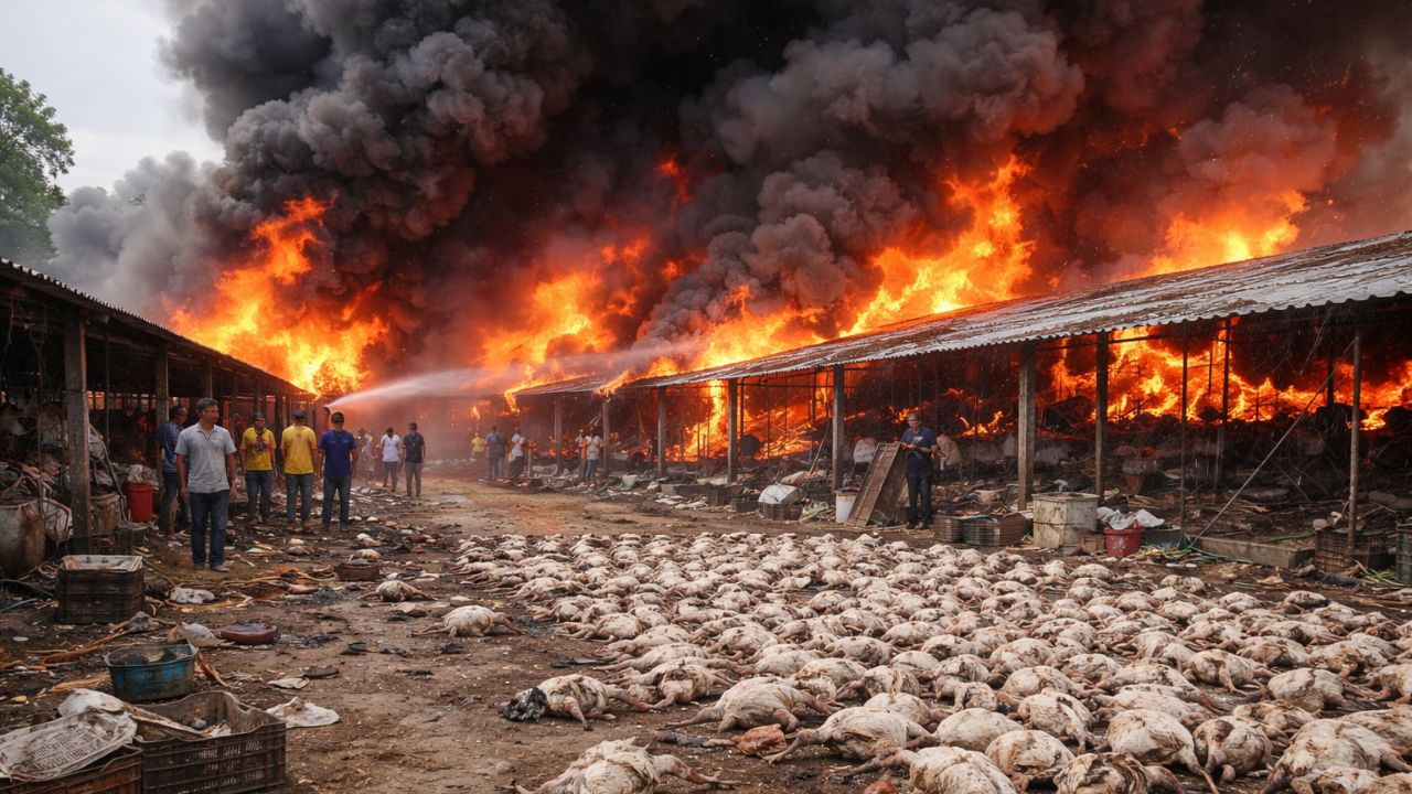 Sambhal Poultry Farm Fire: नफरत की आग में खाक हुए 3500 मुर्गे, रंजिश ने उजाड़ा फार्म