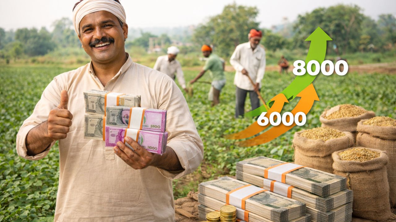 Pm Samman Nidhi May Increase From Rs 6000 To Rs 8000 In Budget 2026 Know Complete Math