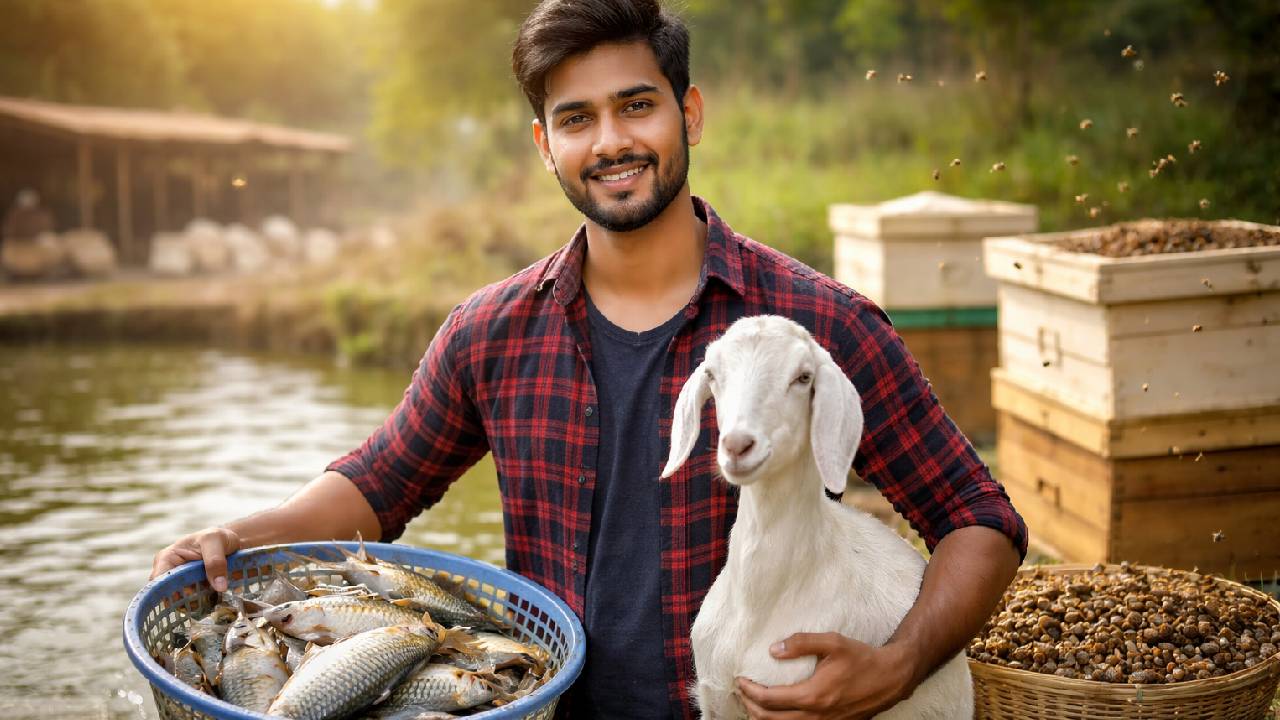 Job To Business Transition Best Animal Husbandry Options In India Beekeeping Goat Poultry Fish Farming