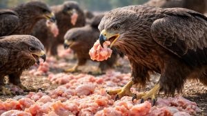 गणतंत्र दिवस से पहले दिल्ली में चीलों को मिल रही है ‘चिकन पार्टी’- वजह है बेहद खास