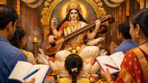 Basant Panchami: राजस्थान का अनोखा सरस्वती मंदिर, जहां प्रसाद नहीं बल्कि भोग में चढ़ती हैं पेन-कॉपी