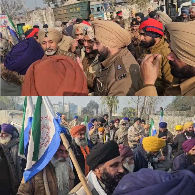 Sarwan Singh Pandher and Fifteen farmer leaders detained