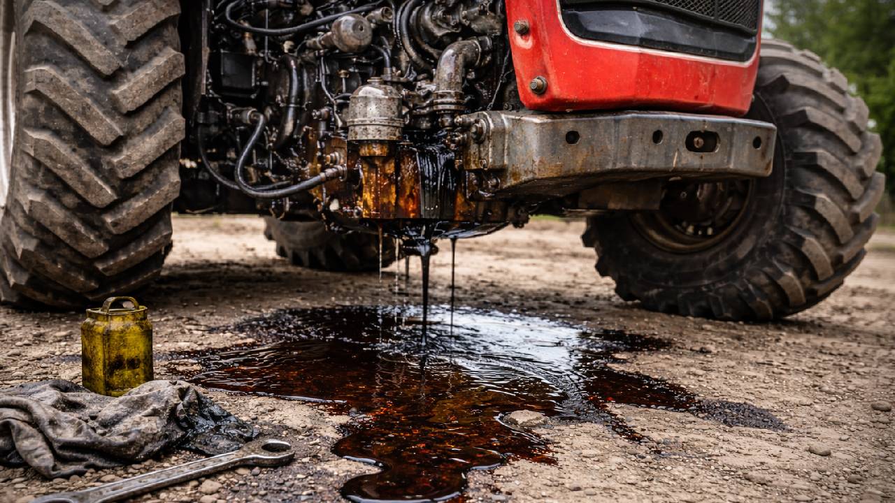 Tractor Oil Leakage Causes Solutions Maintenance Tips For Farmers
