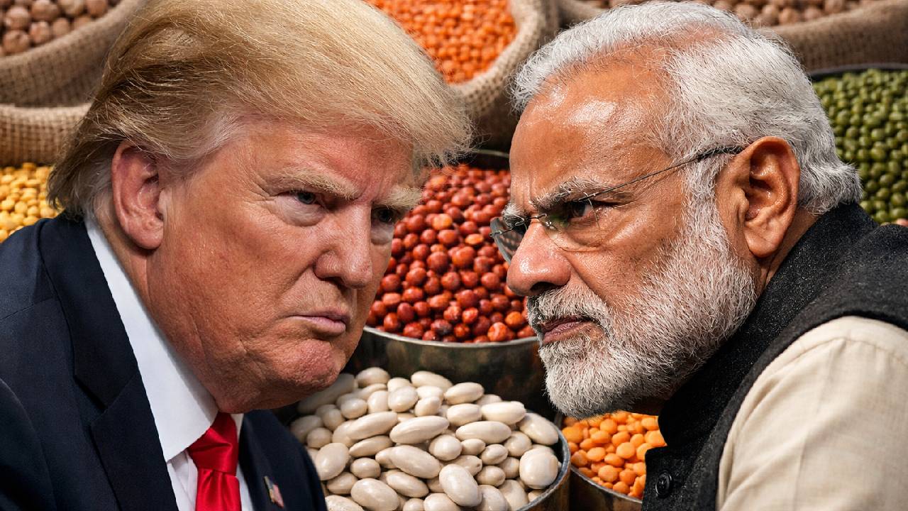 दालों को लेकर भारत-अमेरिका के बीच बढ़ी तनातनी, टैरिफ विवाद में ट्रंप से हस्तक्षेप की मांग
