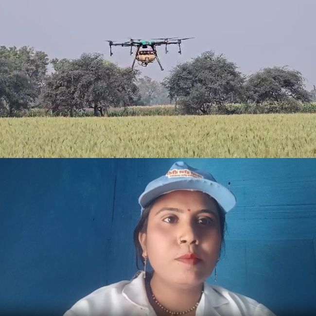Drone Didi Kavita earned 9 lakh rupees