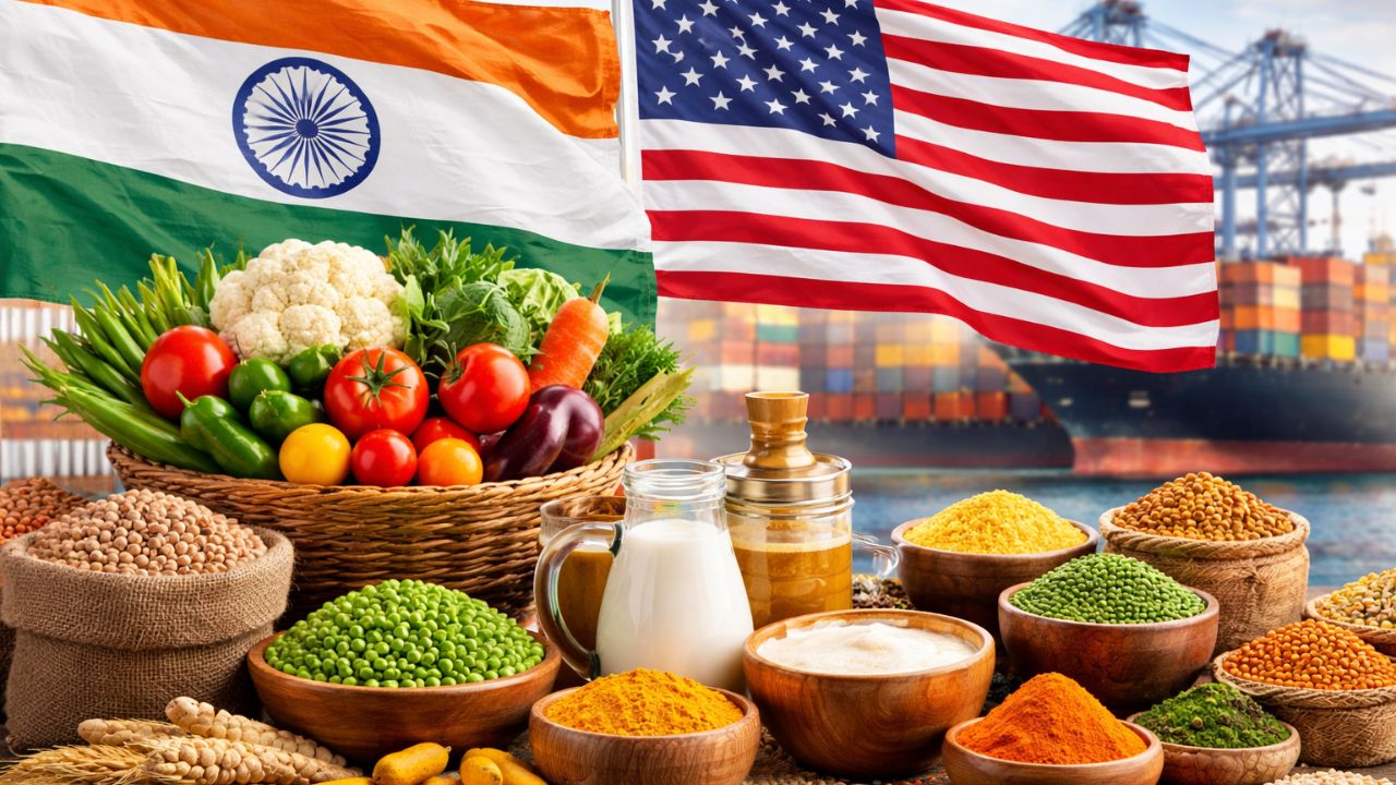 India Us Trade Deal Impact On Farmers Agriculture Dairy Spices Tariff Cut Explained In Hindi