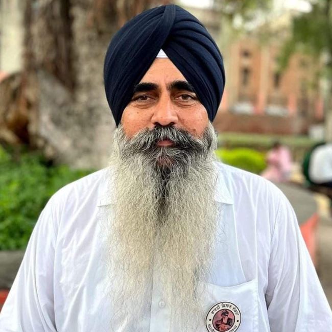 Lakhwinder Singh Aulakh, Haryana state president of Bharatiya Kisan Ekta