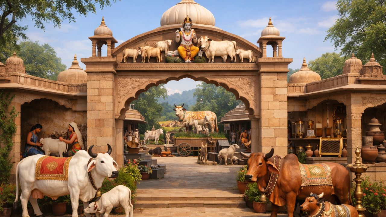 The Country First Cow Culture Museum Built In Mathura Where Entire Tradition And Science Related Cows Displayed