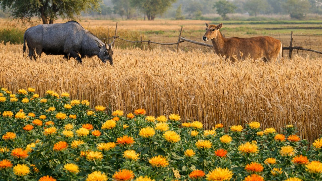 Wheat Crops No Longer Be Ruined This Crop Enemy Nilgai Provide Double Benefits