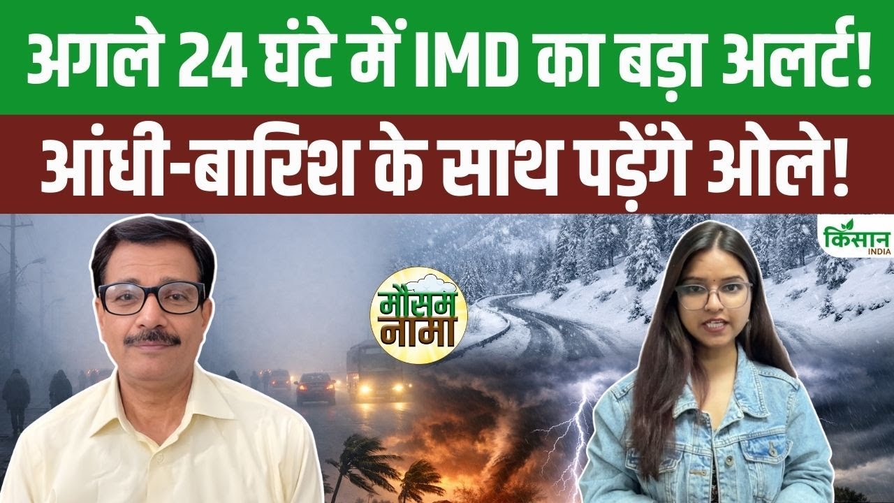 Weather Update Today Alert Issued For Thunderstorms Rain And Hailstorms By Imd