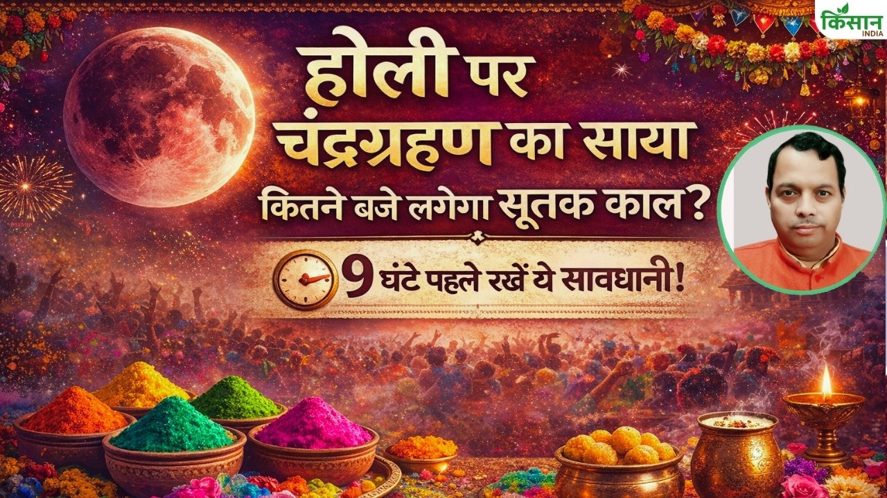 Lunar Eclipse Impact On Holi Learn About Sutak Period And Why Tulsi Considered Special During Worship
