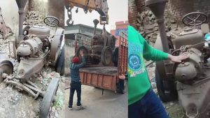 जालंधर में कबाड़ बना करोड़ों का खजाना, 105 साल पुराना जर्मन ट्रैक्टर 1.25 करोड़ में बिका जालंधर में कबाड़ बना करोड़ों का खजाना, 105 साल पुराना जर्मन ट्रैक्टर 1.25 करोड़ में बिका