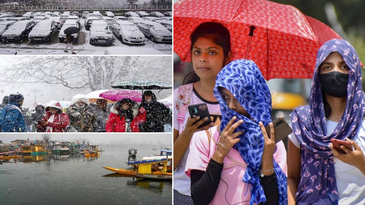 Western Disturbance Snowfall Hills North India Weather Update Temperature Rise February