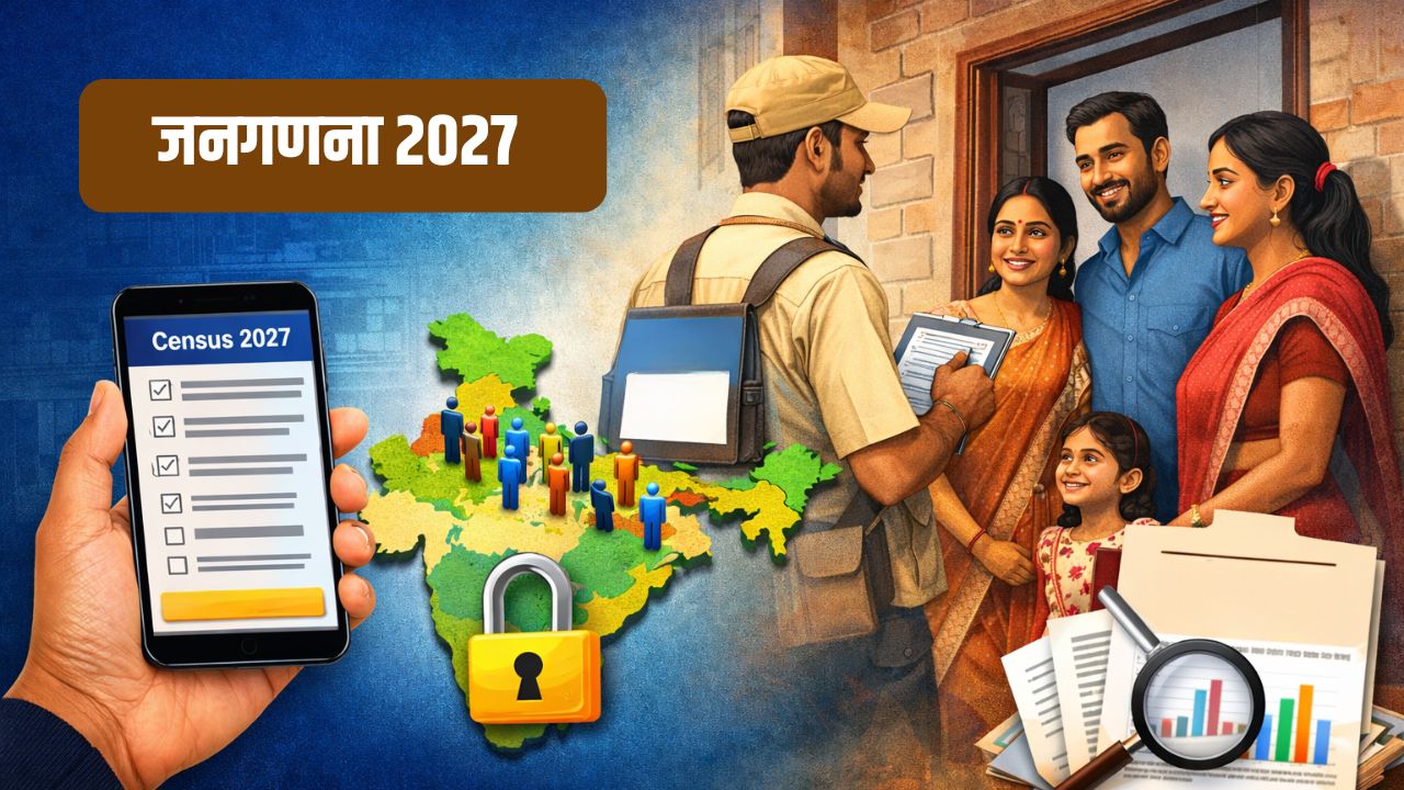 Census 2027 India Process Rules Digital Self Enumeration Caste Data Details