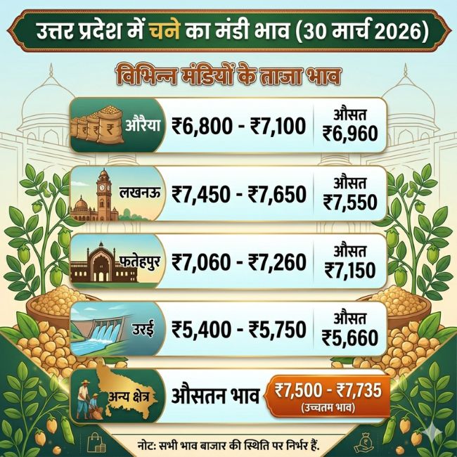 Chana Mandi Rates Highr than MSP