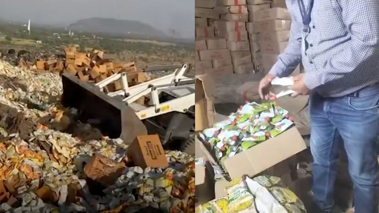 जयपुर में बड़ी कार्रवाई, 1.5 लाख किलो एक्सपायर्ड फूड जब्त.. फूड सेफ्टी विभाग का सख्त एक्शन