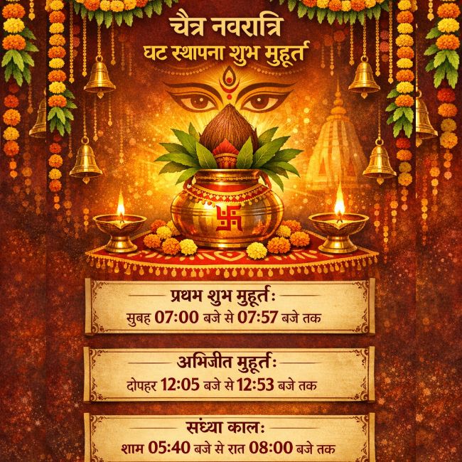 chaitra navratri, navratri 2026, Navratri Kalash Sthapana, Navratri Puja Vidhi