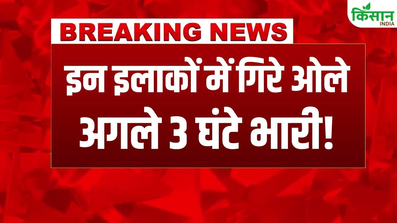 Heavy Rain And Hailstorms Worsen Weather Delhi Ncr With Major Thunderstorm Alert Issued For Next Three Hours