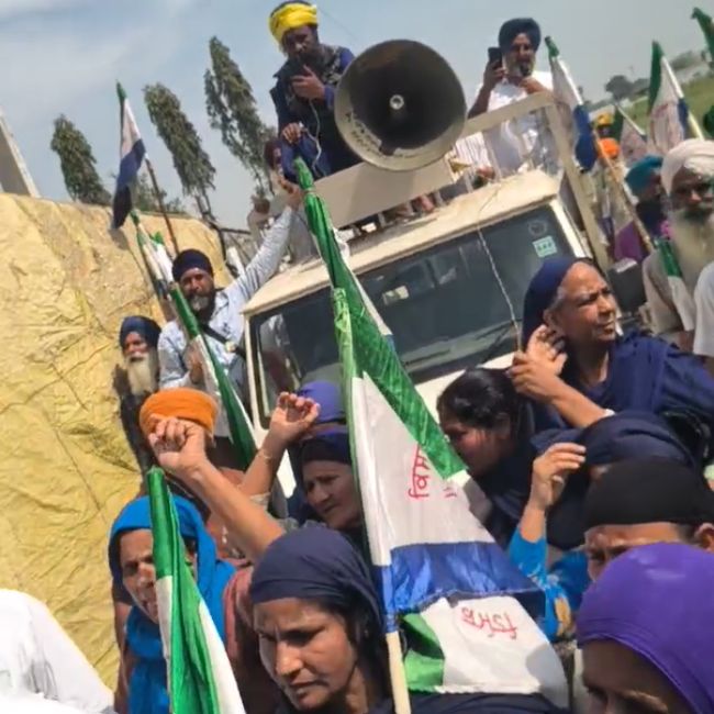 Punjab Farmers Protest in gurdaspur