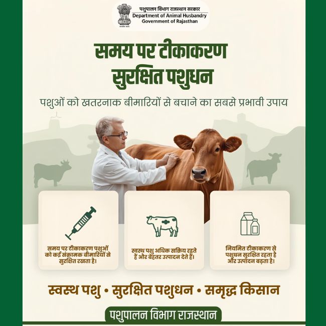 Rajasthan FMD vaccination drive 