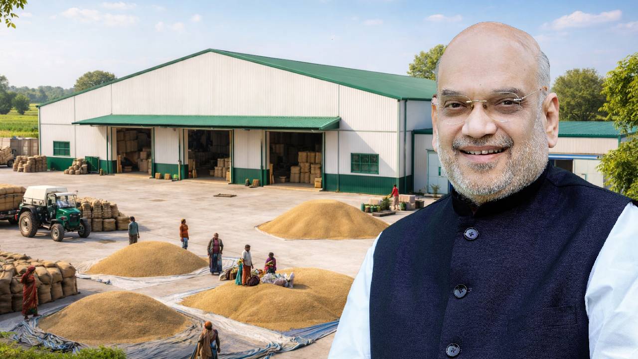 Indias Largest Cooperative Grain Storage Plan Village Warehouses Cold Chain Infrastructure Farmers Benefits