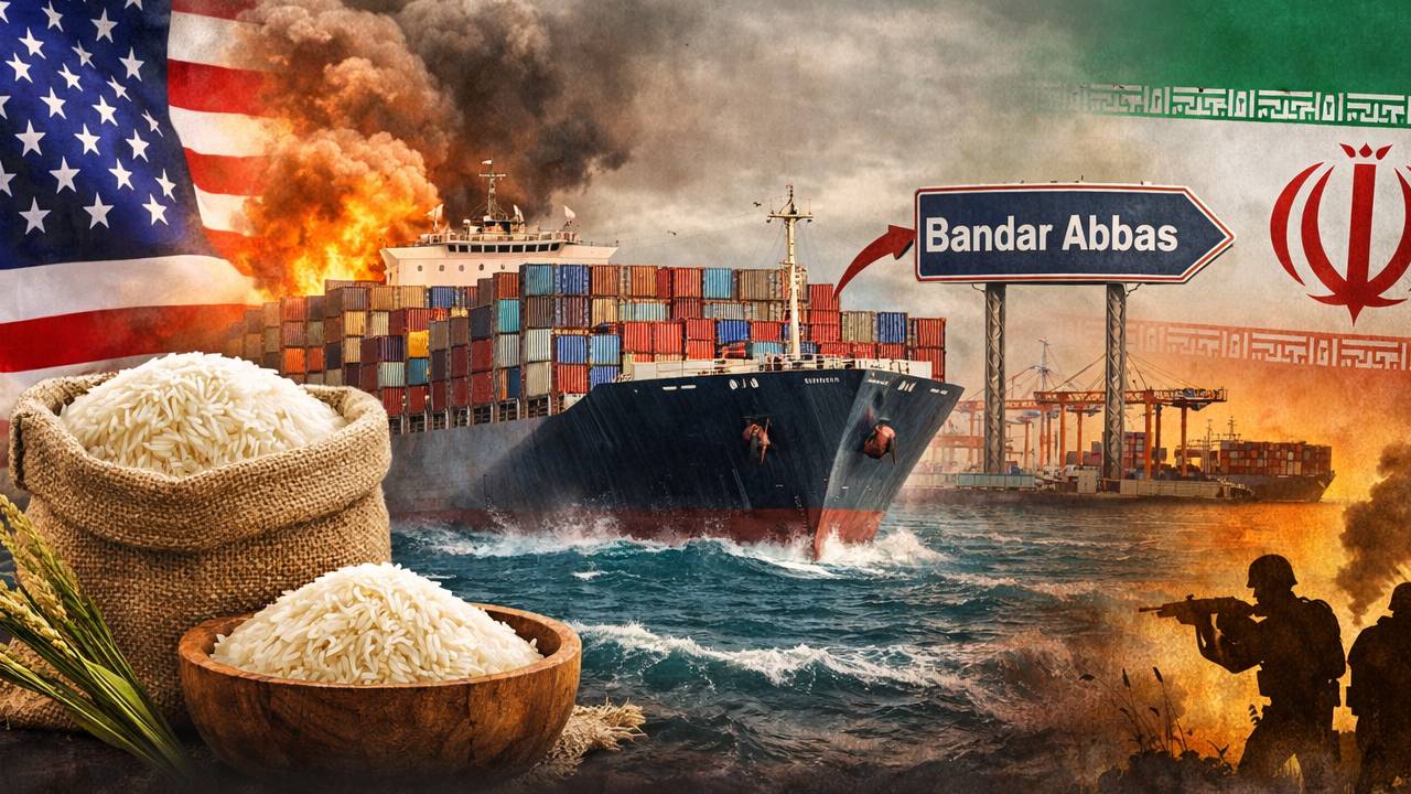 Us Iran War Disrupts Indian Basmati Exports 70000 Tonnes Stranded At Sea Gulf Market Shipping Crisis 2026