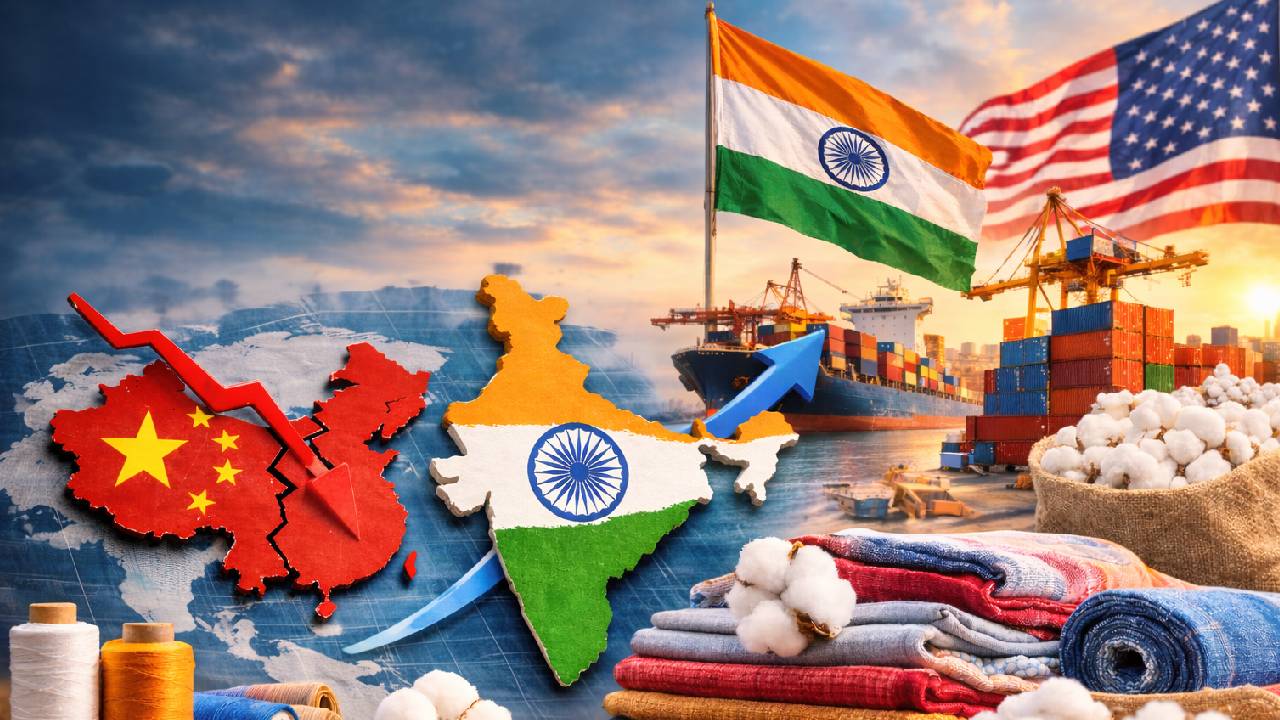 टेक्सटाइल बाजार में भारत की बड़ी छलांग, अमेरिका में चीन को पछाड़…भारत बना नंबर-1