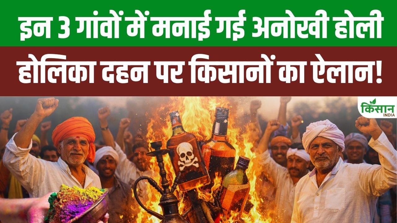 Three Villages In Mp Celebrate Holi With Unique Celebrations Farmers Take Collective Pledge Give Up Alcohol Holika Dahan