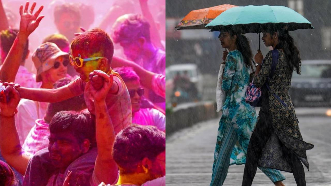Holi 2026 Weather Update Rain Thunderstorm Alert North India March 2 Imd Forecast Heatwave Warning After March 15 Temperature Rise Across States